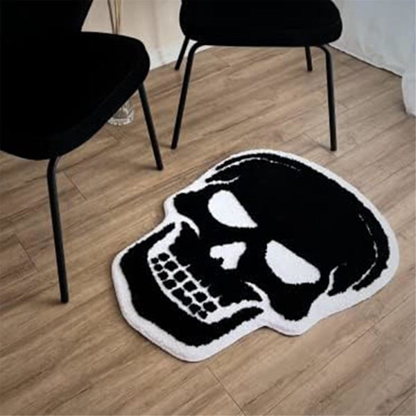 Kallojen kylpymatto Kallomatto Gootti sisustus Kalloja Halloween kylpyhuoneen matot Koti sisustus keittiön matot Ba