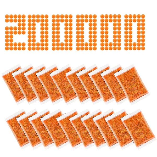 Vannkuler Perler Påfyll Ammo Gel Splatter Ball Blaster Kuler Vannkule, Oransje Oransje