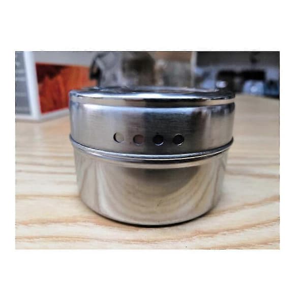 12 Magnetic Spice Jars and Labels, 12 Spice Storage Containers-FA-