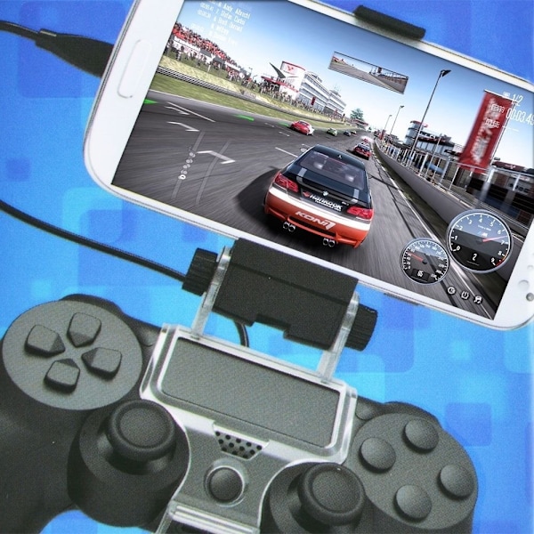 Justerbart fäste för PS4-handkontroll och Android-mobil