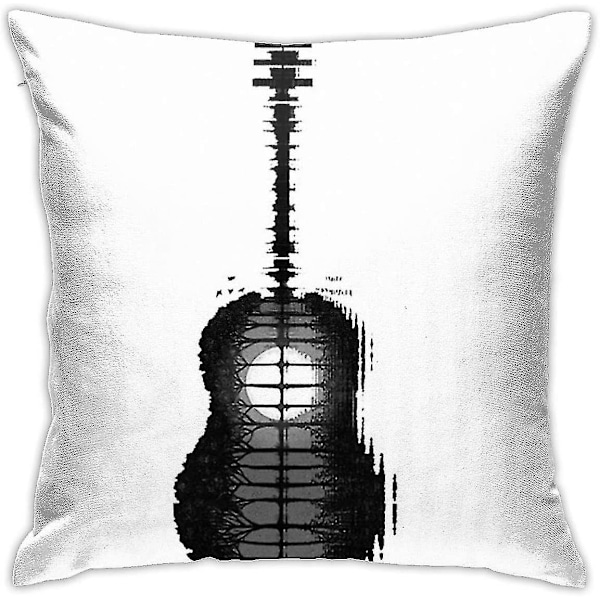 Shawn Mendes Gitarr Tatuering Kuddfodral Dekorativt Örngott för Soffa Sovrum 18\"x18\"