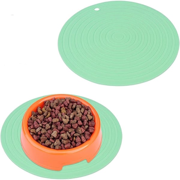 pet food mat for dog cats,2 pieces,mat to prevent food and water