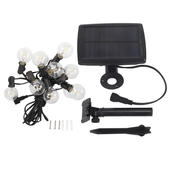 G40 10LED solcellslampor solcellslingor för utomhusträdgård