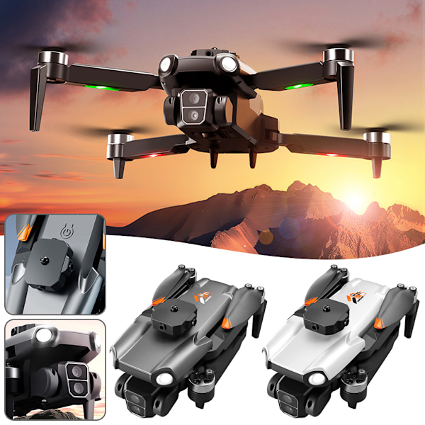 Mini hopfällbar borstlös motor UAV Höjd Håll svävande Quadcopters Leksaker Present till vänner Familj GY 3 battery