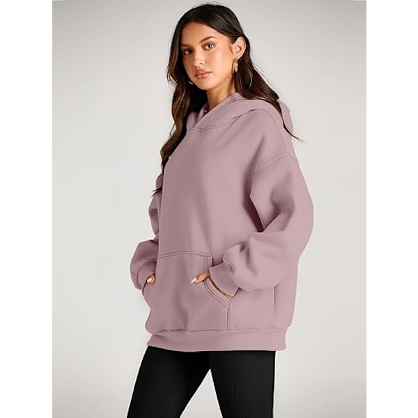 Trendy Queen Dame Oversized Hoodies Fleece Sweatshirts Langærmede Sweatre Pullover Efterår Outfits