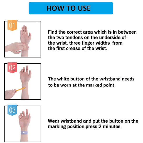 5 par åksjukeband, illamåendearmband för bilsjuka, lättnadsarmband för mornig sjöflygning