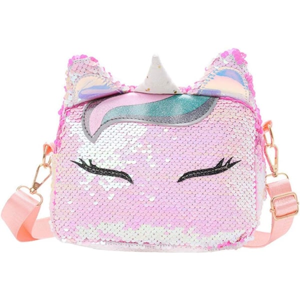 Crossbody Bag Unicorn Sequins Mini Handbags Flippy Glitter