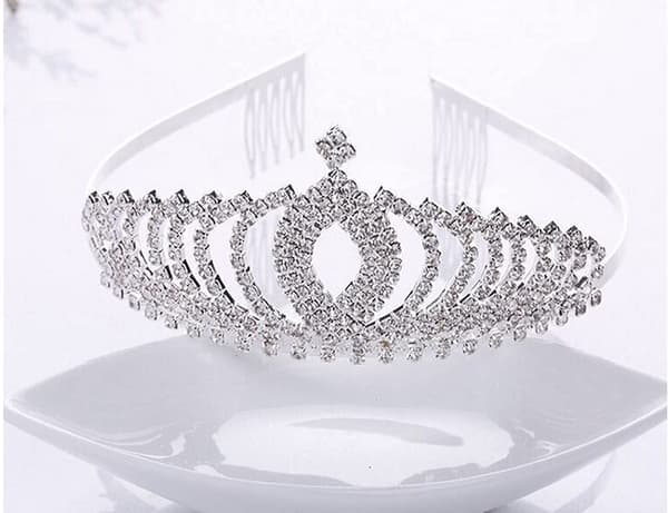 Barnegave Prinsesse? Glitrende Krystall Rhinestone Barnekroner