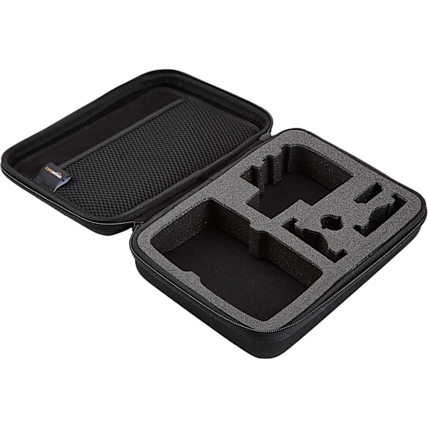 Basics - Mellemstor Actionkamera Beskyttelsesetui med indvendigt skum, bærbar og let, 22,9 x 17,8 x 6,4 cm, ensfarvet, sort D