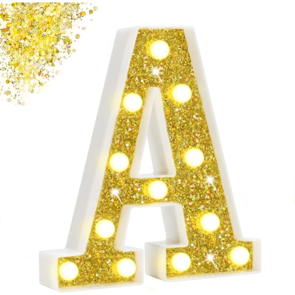 LED-marquee-kirjainvalot - Kimalteleva aakkoskirjain kyltti va