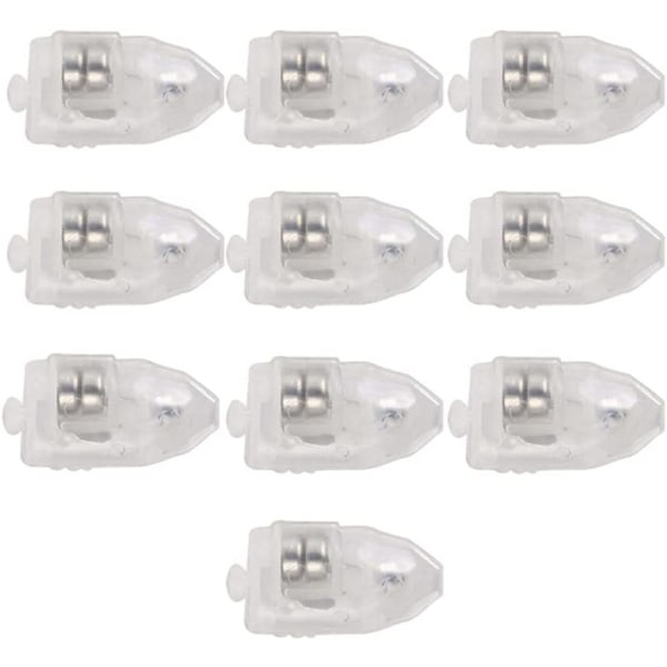 10 stk. Mini LED Lys Balloner til Papirlanterner (Blå)