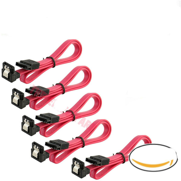5 x 18\" Sata 3.0 -kaapeli Sata3 Iii 6gb/s oikea kulma 90 asteen Ssd Hdd -kiintolevy