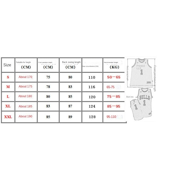 NBA Chicago Bulls -shortsit, brodeeratut, urheilukorit, punaiset Red M