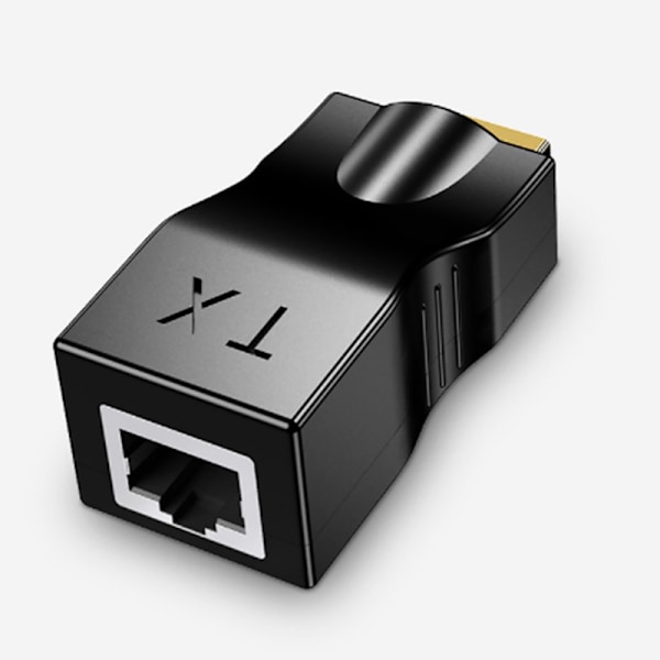 Hdmi-jatke Rj45 4K 3D HDMI 1.4 30M jatke RJ45:n yli Cat black
