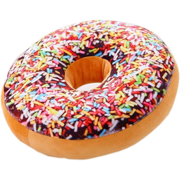 Rund donut ryglæn fyldpude pude kontorstol
