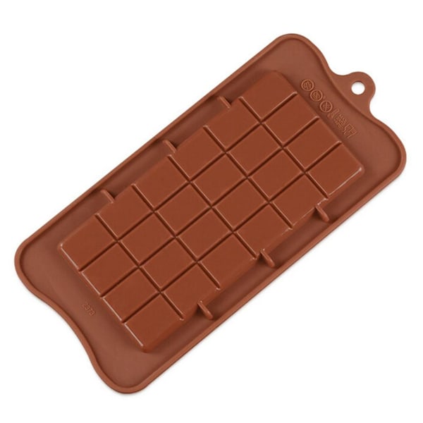 Stor Chokoladeform i Silikon | Dubai Kunafa Chokoladeform brown 80