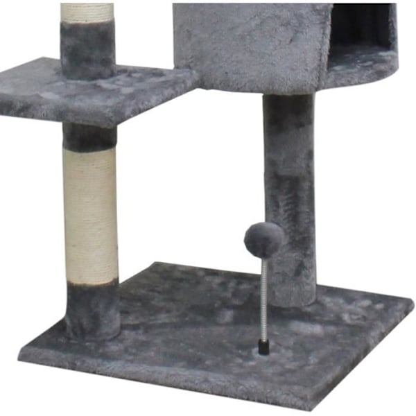 JAPSER - Kattetre - 40 x 40 x 114 cm - Grå