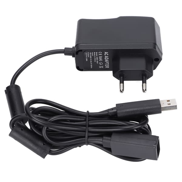 USB til AC-adapter for Xbox 360 Kinect-sensor EU-plugg 100-240V strømkabel-FA-