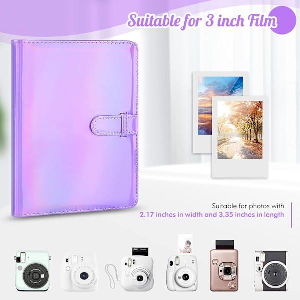 128-ficks minialbum (Nebula Purple) for Fuji-skrivere oljemaling