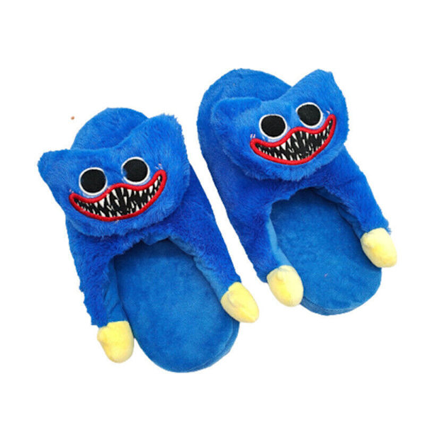 Poppy-Playtime Huggy Wuggy Plyschtofflor Cosplay Söta barnhem Blue