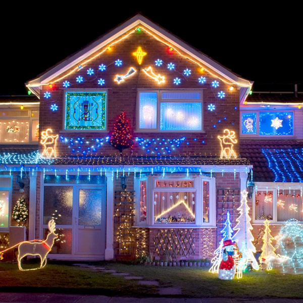 42 fot julelys, 120 LED batteridrevne lyslenker, I
