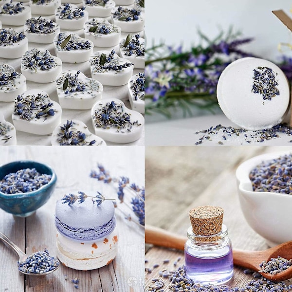 【Mingbao butik】Premium Tørket Lavendel - Duftende Blomster - Poser, Hjem Duft