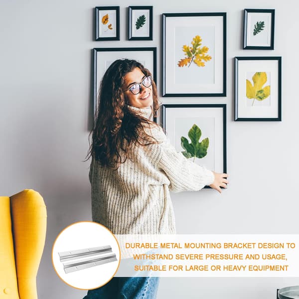 Heavy Mirror Mounting Rail Z Mounting Bracket Hook Fixing Heavy Duty Frame Brackets for Pictures Mirrors Furniture Connector-FA-