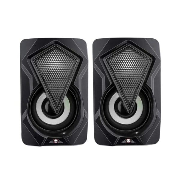 TG 2x Gaming-högtalare - RGB Svart