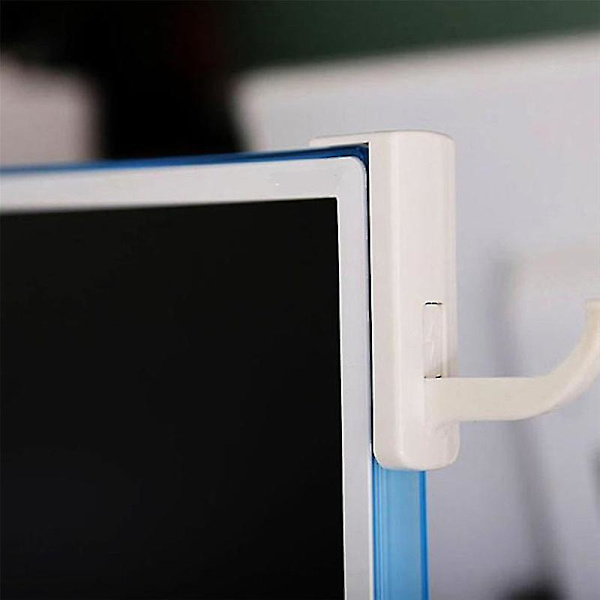 1:a Vit/svart Hörlurshållare Universal Hörlurar Hörlurshängare Väggkrok PC Monitor Hörlurar Hörlurar Stativ Hållare Black470