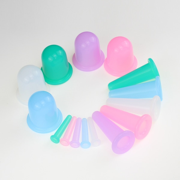 Koppning - vakuumpkoppar för massage / cellulitbehandling 4-pack