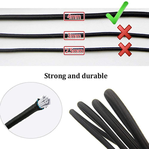 4 stk Elastisk Snor Stol Recliner Bindestreng