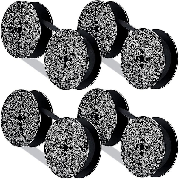 4-pack skrivmaskinsbandspolar skrivmaskinsband bläckspolar bläckersättningsdel för skrivmaskin (svart)