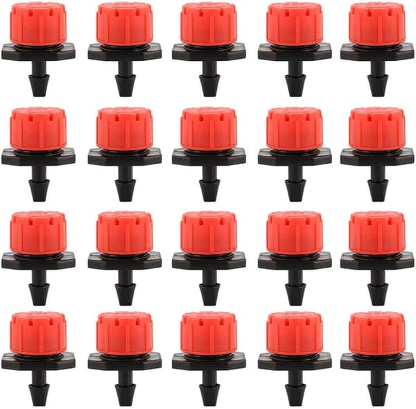 100 kpl tippukastelusuuttimia, puutarhasprinkleri, 360° säädettävä-FA-