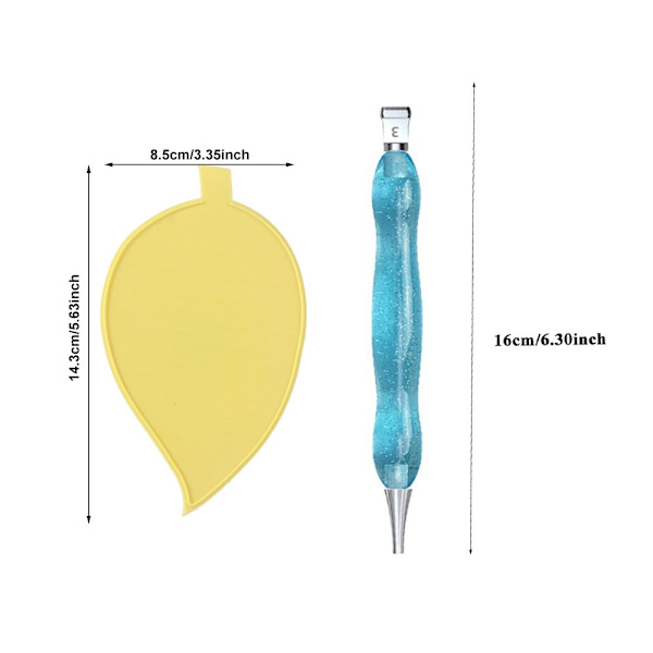 13 stk harts diamantmaling penne legering erstatning diamond painting set 3
