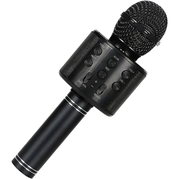 Karaoke mikrofon med højttaler og Bluetooth black 320