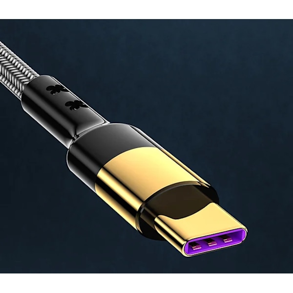 2-pack Extra Stark Laddningskabel iPhone GULD 2 Meter
