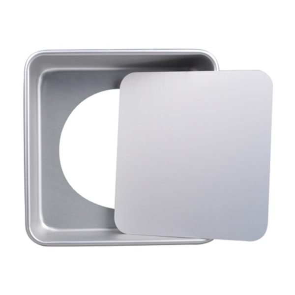 Kageform i aluminiumlegering - Chiffonform med aftagelig bund 6 inches