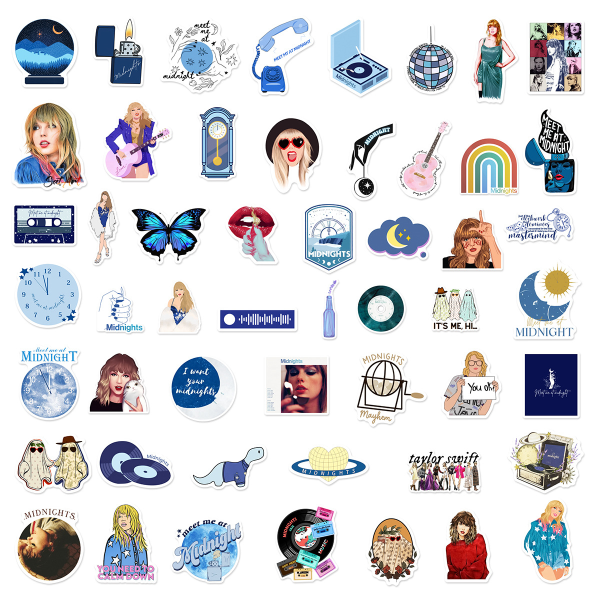 200th Stickers Taylor Swift Klistremer Graffiti Klistremer B 50stk