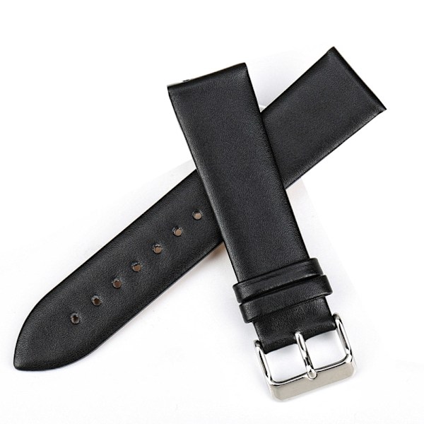 Klassiska Klockarmband i Mjukt PU-Läder, Lila Lila 16mm