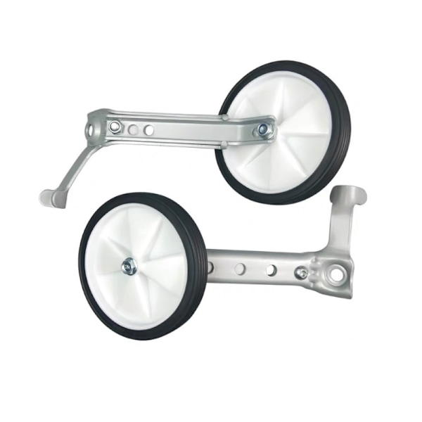 Cykelstabilisatorer Vuxna Barncykel Variabel Hastighet Mtb Hjälphjul 20 Tum white