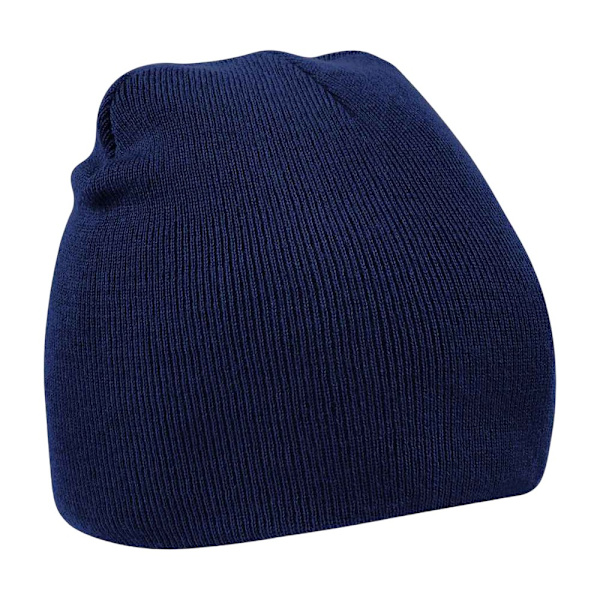 Beechfield Enfarvet Basic Strikket Vinterhue En Størrelse Oxford Oxford Navy One Size Oxford Navy
