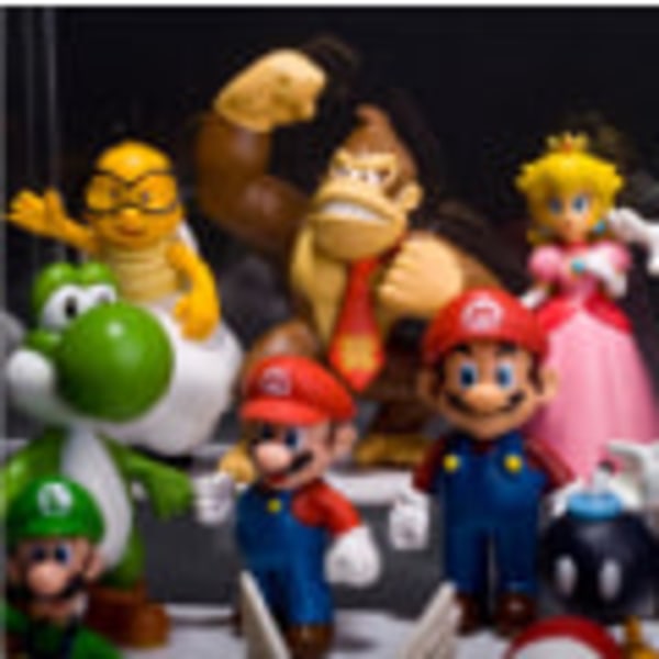 Super Mario 18-pak figurer julegaver