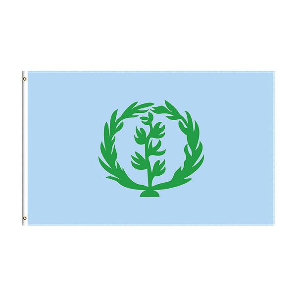 Flagshow Eritreisk 1952-1961 Historisk Flag 90x150cm: Autentisk Eritrea National Banner, Indendørs/Udendørs Dekoration\" 90 x 150cm