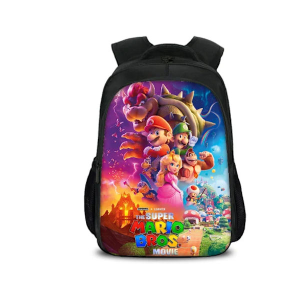 Super Mario Bros Ryggsekk Barn Skolesekk 12\"