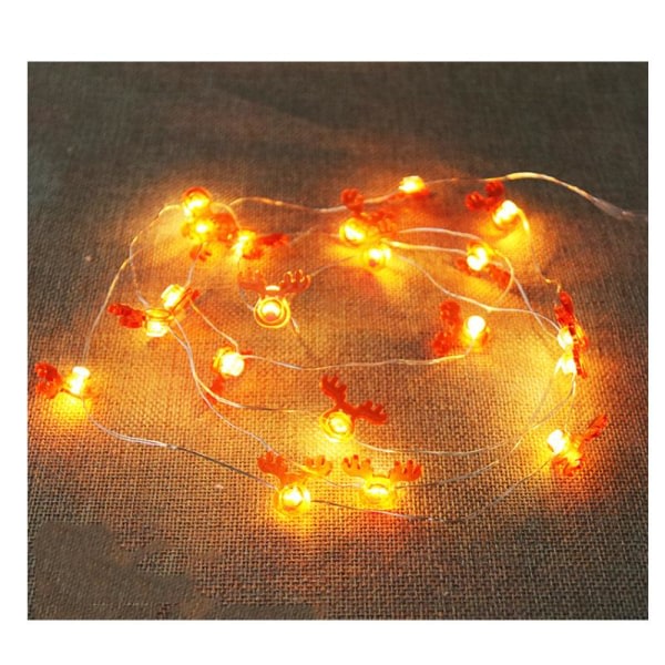 Hjortehode LED-lyssnor Julpynt Julegave