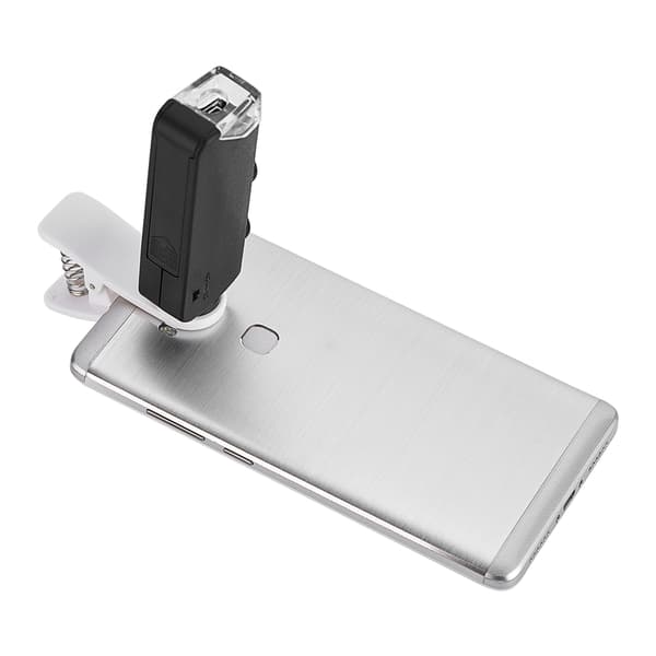 60X-100X optisk zoom LED mikroskoplinse med klips til mobiltelefoner-FA-