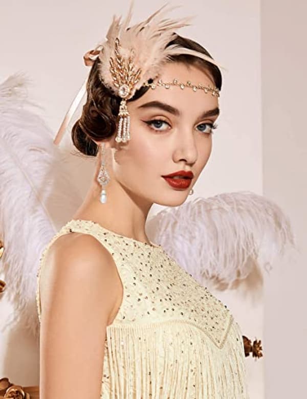Flapper Art Deco Gatsby øreringe 20'erne Flapper Gatsby Accesso