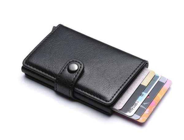 PopUp Smart korthållare skjuter fram 8 kort RFID-NFC Säker- Sv-FA-