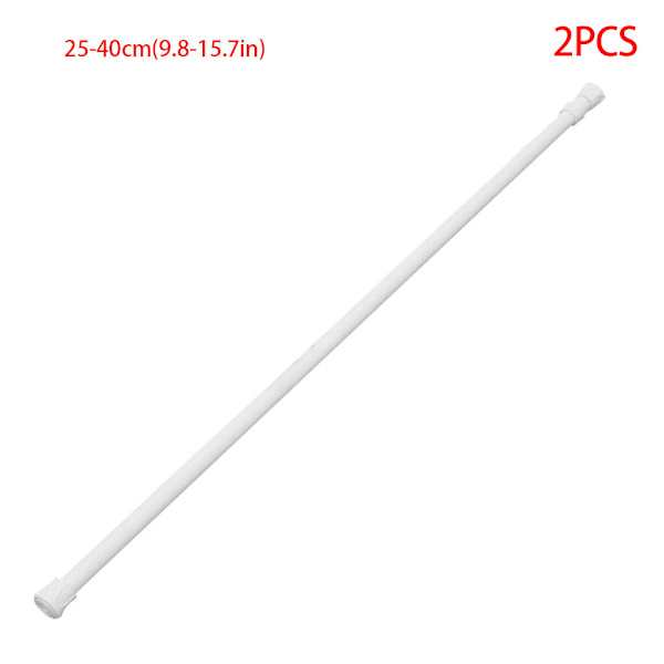 2kpl Ikkunoiden verhotanko Teleskooppiverhotanko Verkkotanko 25-40cm 2pcs