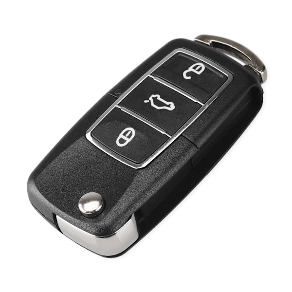 Bilnøglebeskyttelse med 3 knapper Golf Passat til VW Sort black one size